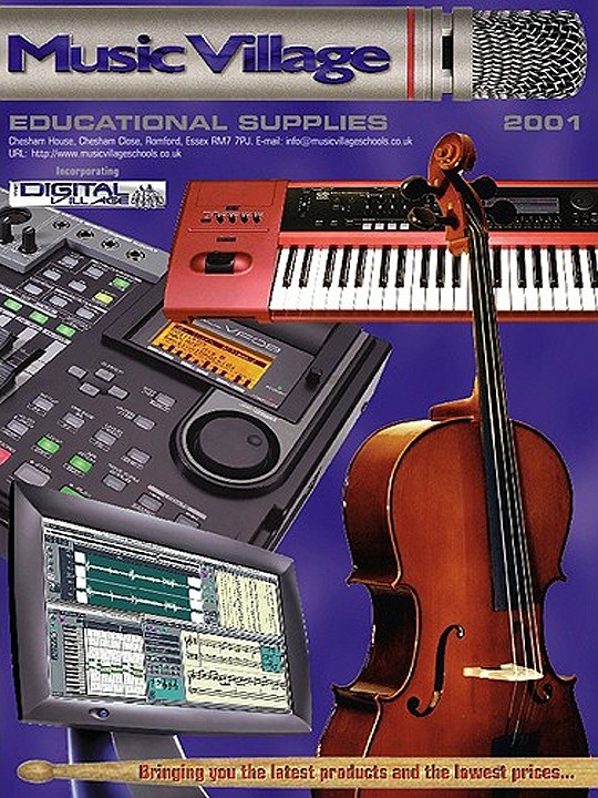 Educational musical supplies company's annual 96-page full-colour (printed) catalogue.